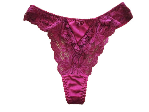 Damenstringtanga weinrot - in,