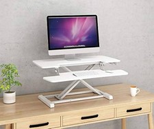 FLEXISPOT Schreibtischaufsatz höhenverstellbar Büro Sitz Steh PC-Tisch 70 cm