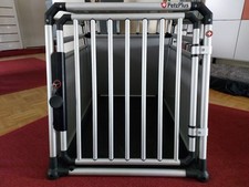 Transportbox für Hunde PetzPlus Eagle L  68x65x90 Aluminium - guter Zustand 