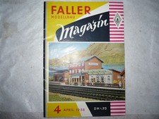 Faller Magazin Nummer 4 vom April 1958  sehr gut  -Schnäppchen-