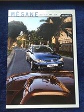 Renault Megane Coupe & Cabrio Cabriolet Prospekt 06.1999