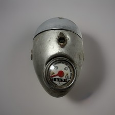 Zündapp Combinette Scheinwerfer mit Original Tacho Mofa Moped Oldtimer Eierlampe