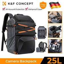 K&F Concept 25L Professionelle Kamerarucksack Große Fotorucksack Wasserdichte