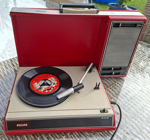 Vintage 70er roter philips - vintage,
