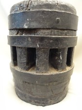 ANTIKE RADNABE HOLZ- ACHSE-