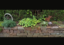 Natursteinmauer Premium Porphyr 25 10 -25 x 15 - 30 x 20 spaltrau