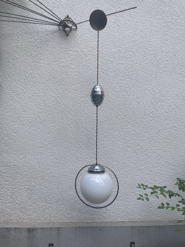 Vintage kugel pendelleuchte - vintage,, kugel-pendelleuchte