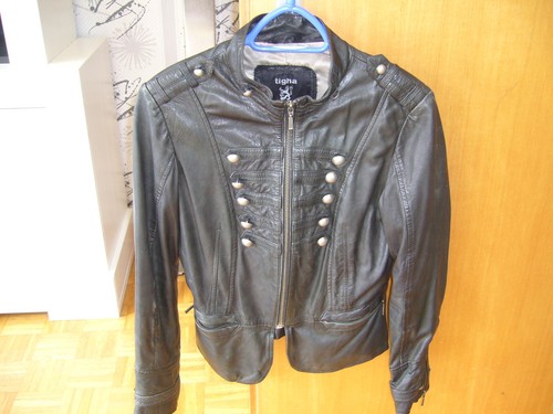 Tigha damen leder jacke - jacke,, gr