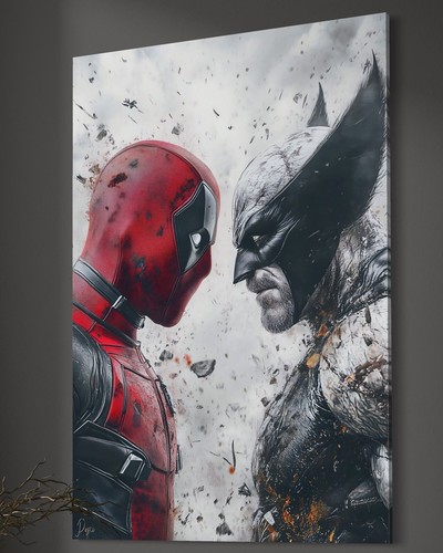 Deadpool wolverine leinwand - wolverine,