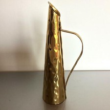 VINTAGE Vase Messing 50er 60er