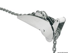 Anker Ankerrolle Bugrolle mit Wippe Edelstahl 33cm Länge