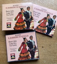 Rossini - Il Barbiere Di Siviglia, Gesamtaufnahme 2 CDs, EMI, Maria Callas