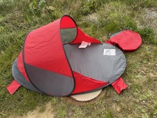 Pop Up Strandmuschel Sonnenschirm Strand Urlaub Sonnenschutz Strandzelt UVschutz