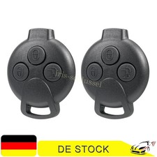 2x 3Tasten Schlüssel Fernbedienungen Gehäuse für Smart 451 ForTwo ForFour Roads