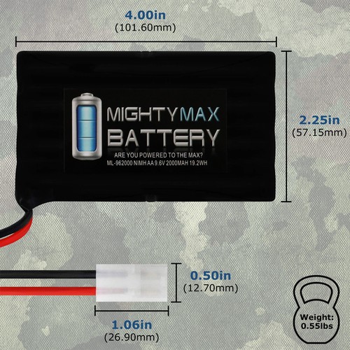 Mighty max 2000mah - 2000mah, nimh