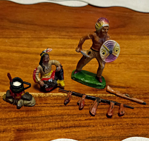 Konvolut wildwest indianer - 3x,