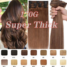 100% Remy Echthaar Clip in