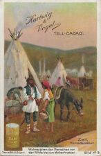 8/920 SAMMELBILD NORMADEN - PFERD JAGD VIEHZUCHT ZELT FELL