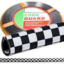 Zierleiste Keder Leiste U Profil 15 m Rolle Schwarz Weiß Karo Kantenschutz