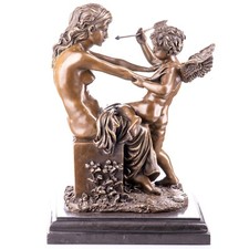 BRONZESKULPTUR Amor und