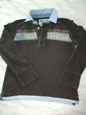  R 95 TH  -modernes interessantes Rugby Langarm-Polo  f. 6 Jahre /128