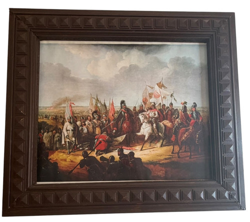 Ritterbild kreuzritterszene - ritterbild,