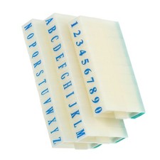 Abnehmbarer Zahlen-Buchstabenstempel,7mm,Schriftgröße 4,Ziffern 0–9,Alphabet A-Z