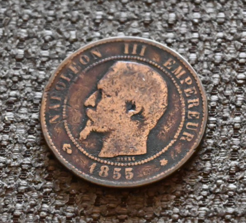 Dix centimes frankreich - centimes, 1855