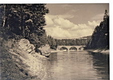 AK Talsperre Malter "Tännichtgrund" 1962 ungelaufen. Echtes Foto