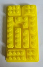 Silikonform / Backform "Bausteine" gelb NEU