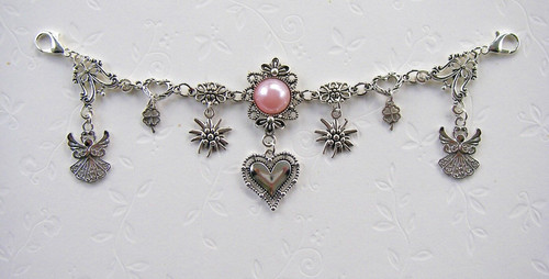 Dirndl charivari kette rosa - dirndl,