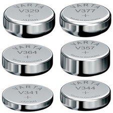 V301 ... V399 Silberoxid-Knopfzellen Uhrenbatterien 1x 2x 3x 5x 10x von VARTA