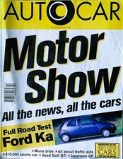 AUTOCAR MAGAZINE 16-OCT-96 -