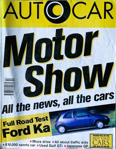 Autocar magazine oct - magazine, 16-oct-96