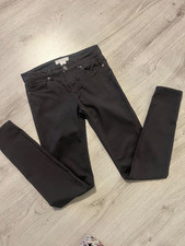 H&M Hose Stoffhose zu Shirt Top Jacke Pullover Slim Damen Grau Gr. 38 36 S 26 27