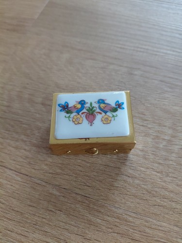 Vintage pillendose dekor - pillendose,