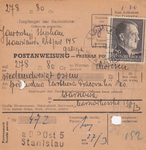 Postanweisung - gg,
