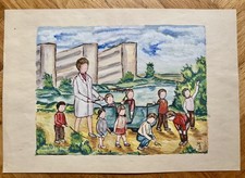 Orig. ÖLBILD Dresden DDR