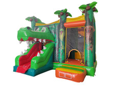 Hüpfburg Krokodil mit Rutsche 5 x 6 Meter - neuwertig - Multiplay