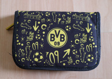 Federmappe Stifte Etui BVB 09 Borussia Dortmund schwarz gelb inkl. Buntstifte
