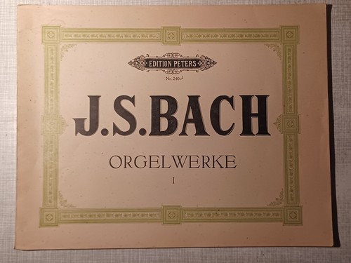 Bach orgelwerke i 1 - orgelwerke,