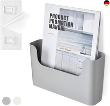  YOHOM Zeitungshalter Wand Zeitschriftenhalter Prospekthalter Wand Briefhalter 