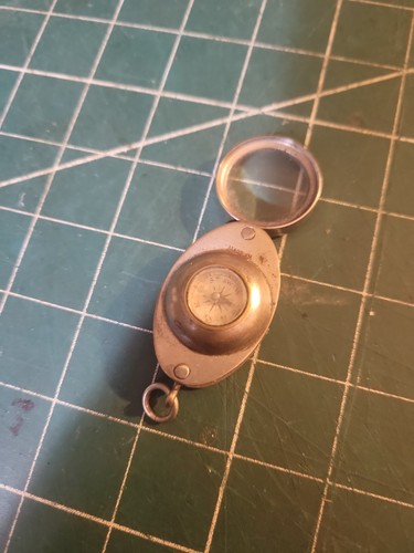 Nickel anhänger kompass - nickel, mit
