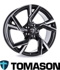 4x Tomason AR1 8X18 5/112 ET43 Black Diamond Polished