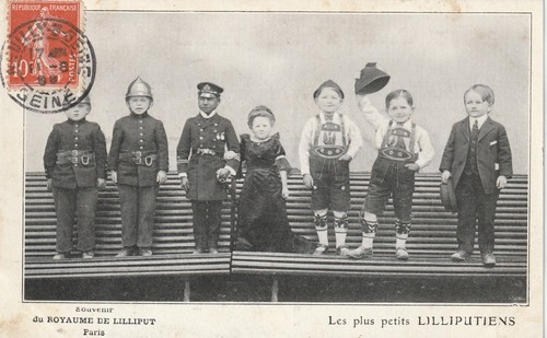 Cpa paris les - cpa, petit
