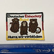 Aufnäher Deutscher Eishockey Bund Hurra Wir Verblöden