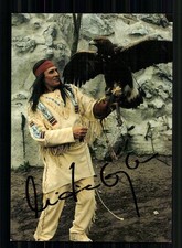 Gojko Mitic Karl May Spiele Autogrammkarte Original Signiert  # BC 226643