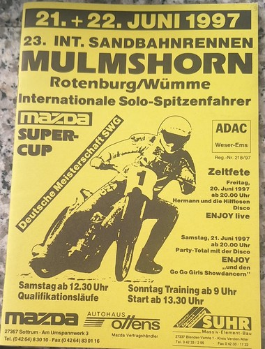 Programm speedway sandbahn - programm,