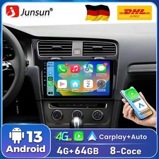 4+64GB 8-Kern DAB+ Android 14 CarPlay GPS Navi Für Golf 7 2013-2017 Autoradio