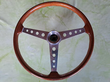 Holzlenkrad Hellebore, 385mm, u.a. Fiat 124 Spider, Oldtimer